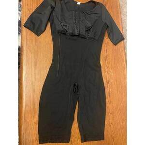 MissMoly Blk XL Full-Body Post-Surgery Compression Shapewear Hook/Zip Close